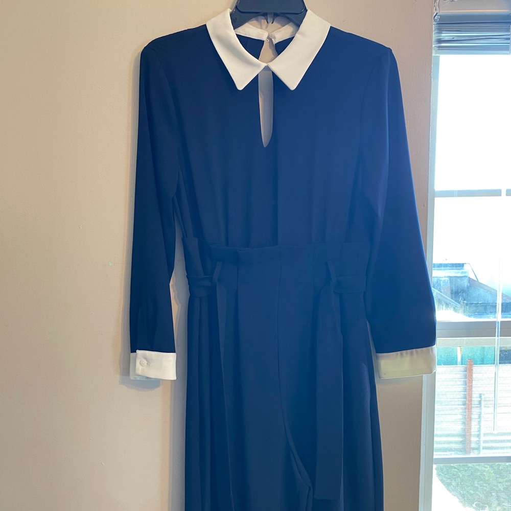 Zara jumpsuit in Navy Blue